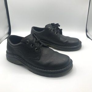 Dr. Martens Lace Up Oxford Shoes Black Leather